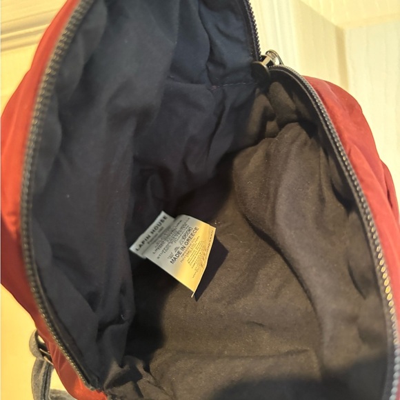 Lapin House Kids Book Bag Maroon 7x7 Inches Zipper Pockets - Picture 3 of 3